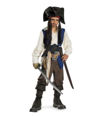 Pirates of the Caribbean 4: On Stranger Tides - Captain Jack Sparrow Child's Costume