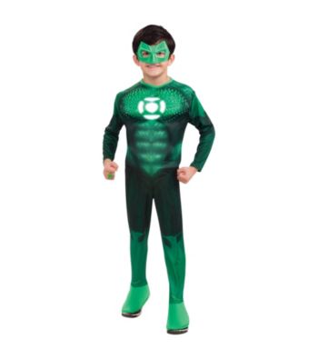 Green Lantern - Deluxe Hal Jordan Light-Up Muscle-Chest Child's Costume