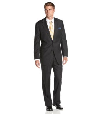 Lauren® Men's Charcoal Stripe Suit