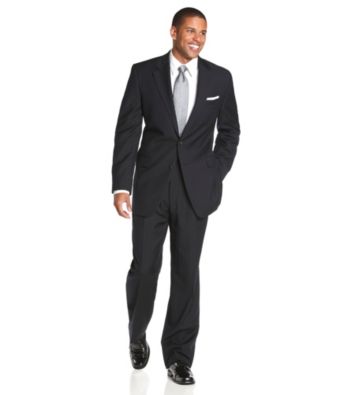 Lauren® Men's Navy Stripe Suit