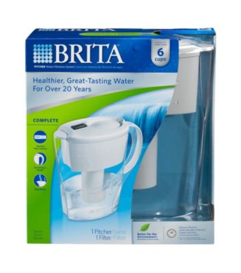 Brita® Space Saver Water Filtration Pitcher