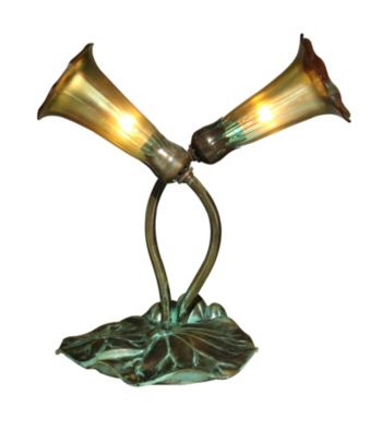 Dale Tiffany Gold Lily One Directional Accent Lamp
