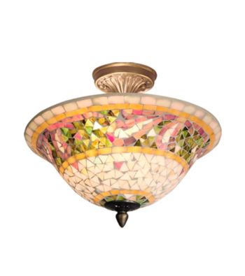 Dale Tiffany Bradshaw Mosaic Semi-Flush Mount