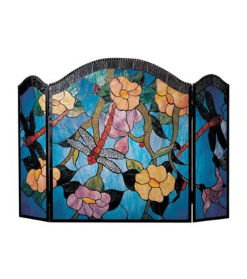 Dale Tiffany Dragonfly Fireplace Screen
