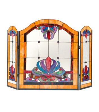 Dale Tiffany Anemone Fireplace Screen