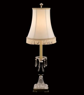 Dale Tiffany Crystal Shingle Shade Accent Lamp