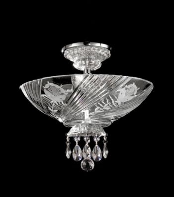 Dale Tiffany Grove Park-Court Flush Mount Light Fixture