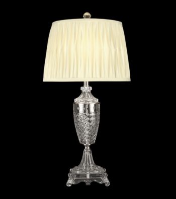 Dale Tiffany Windowpane Base Crystal Table Lamp
