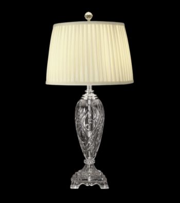 Dale Tiffany Crystal With Polished Chrome Finish Table Lamp
