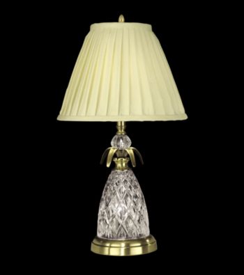 Dale Tiffany Brass Finish Crystal Table Lamp