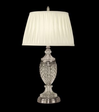 Dale Tiffany Crystal Glass Metal Table Lamp