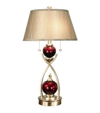 Dale Tiffany Alton Satin Nickel Table Lamp