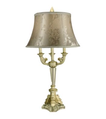 Dale Tiffany Floral Print Victorian Table Lamp
