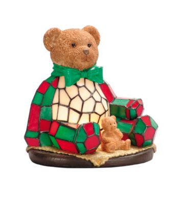 Dale Tiffany Noel Bear Night Light Lamp