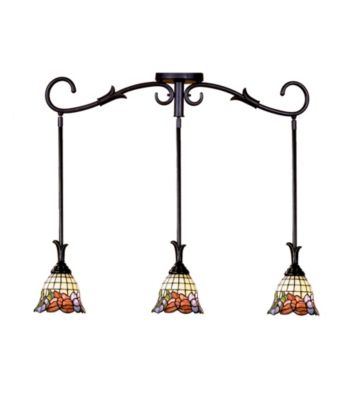 Dale Tiffany Burbridge 3 Light Mini Pendant