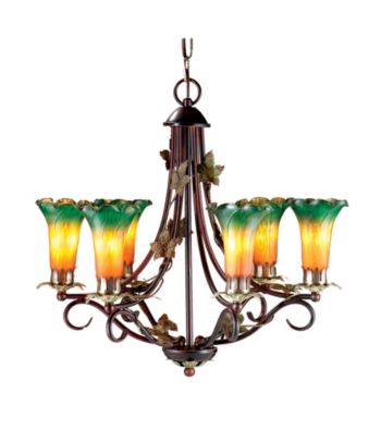 Dale Tiffany Vine Lily Art Glass Fixture