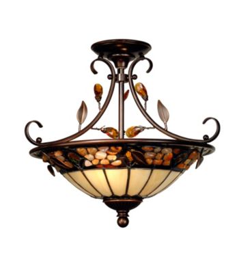 Dale Tiffany Pebblestone Flush Mount
