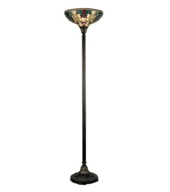 Dale Tiffany Jewel Baroque Torchiere Lamp