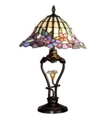 Dale Tiffany Pansy Table Lamp With LED Light