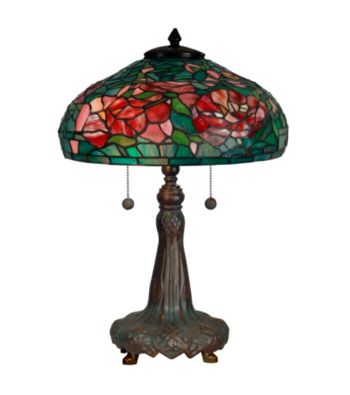 Dale Tiffany Peony Replica Table Lamp