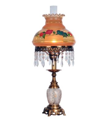 Dale Tiffany Handpainted Hurricane Table Lamp