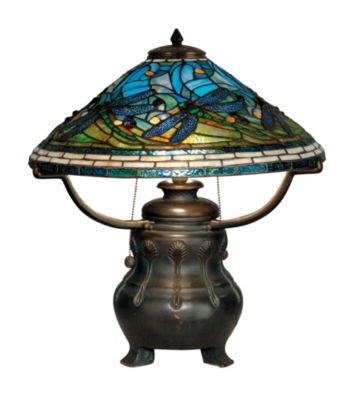 Dale Tiffany Dragonfly Replica Table Lamp