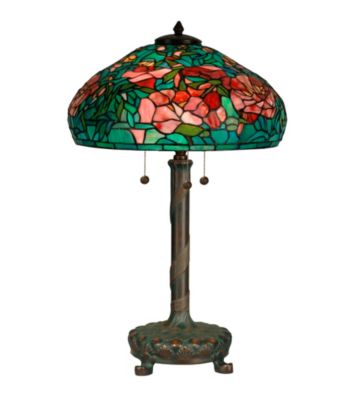 Dale Tiffany Elaborate Peony Tiffany Replica Table Lamp