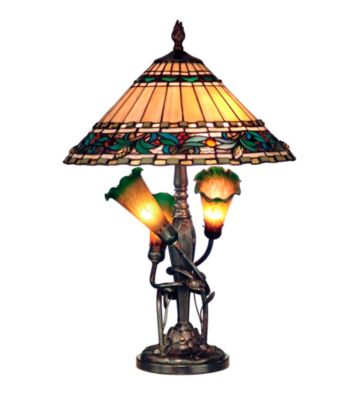 Dale Tiffany Triple Lily Tiffany Table Lamp
