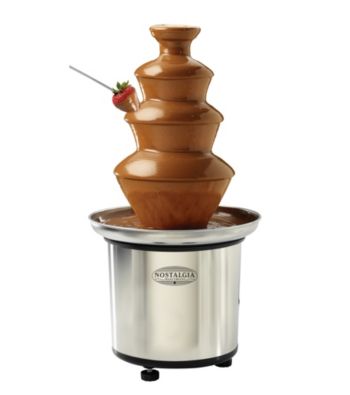 Nostalgia Electrics 3-Rank Stainless Steel Chocolate Fondue Fountain - by Englewood Marketing Group