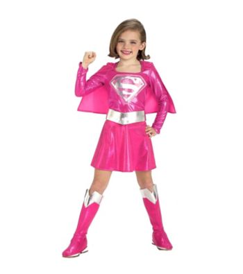 Pink Supergirl Toddler/Child's Costume