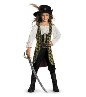 Pirates of the Caribbean 4: On Stranger Tides - Deluxe Angelica Child's Costume