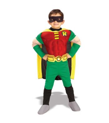 Teen Titans™ DC Comics Robin Muscle Chest Deluxe Toddler/Child Costume
