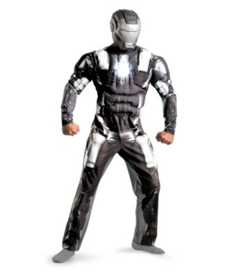 Iron Man 2 Movie - War Machine Classic Muscle Adult Costume