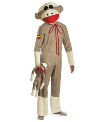 Sock Monkey Adult Costume