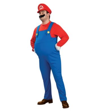 Super Mario Bros. - Deluxe Mario Plus Adult Costume