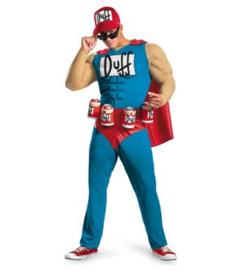 The Simpsons® - Duffman Classic Muscle Adult Costume
