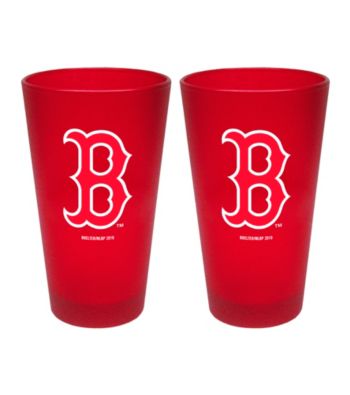 Boelter Brands MLB® Boston Red Sox 2-Pack Frosted Pint Glasses