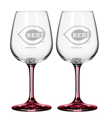 Boelter Brands MLB® Cincinnati Reds 2-Pack Wine Glasses