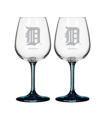 Boelter Brands MLB® Detroit Tigers 2-Pack Wine Glasses