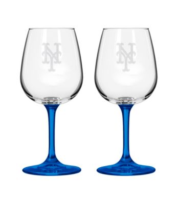 Boelter Brands MLB® New York Mets 2-Pack Wine Glasses