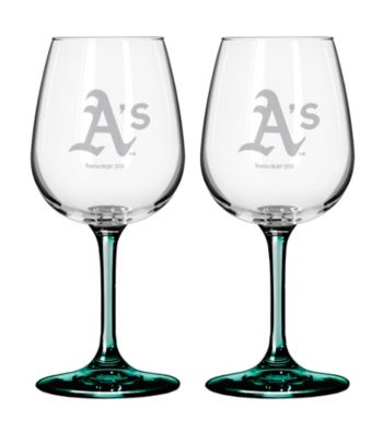 Boelter Brands MLB® Oakland Athletics 2-Pack Wine Glasses