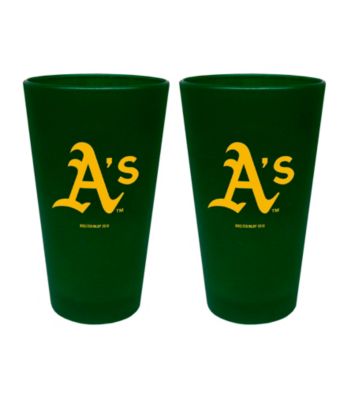 Boelter Brands MLB® Oakland Athletics 2-Pack Frosted Pint Glasses