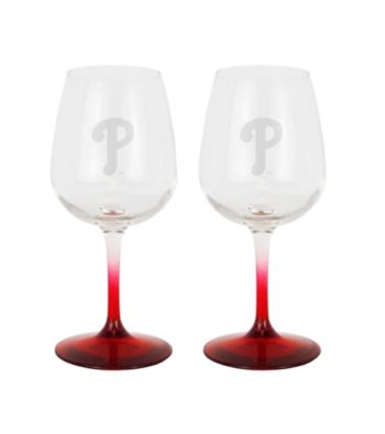 Boelter Brands MLB® Philadelphia Phillies 2-Pack Wine Glasses