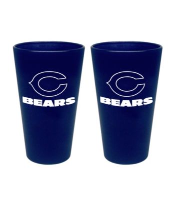 Boelter Brands NFL® Chicago Bears 2-Pack Frosted Pint Glasses