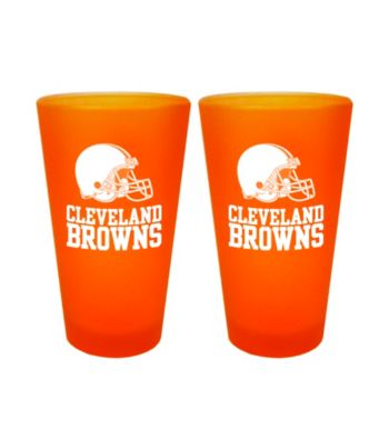 Boelter Brands NFL® Cleveland Browns 2-Pack Frosted Pint Glasses