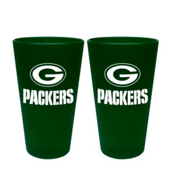Boelter Brands NFL® Green Bay Packers 2-Pack Frosted Pint Glasses