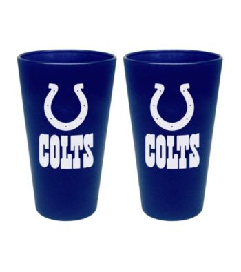 Boelter Brands NFL® Indianapolis Colts 2-Pack Frosted Pint Glasses