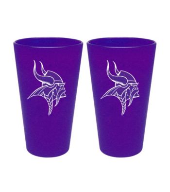 Boelter Brands NFL® Minnesota Vikings 2-Pack Frosted Pint Glasses