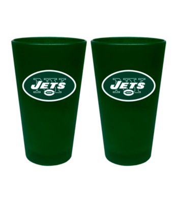 Boelter Brands NFL® New York Jets 2-Pack Frosted Pint Glasses
