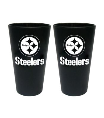 Boelter Brands NFL® Pittsburgh Steelers 2-Pack Frosted Pint Glasses